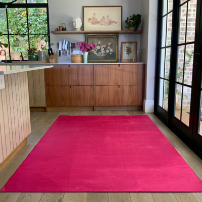 Picture of COLOUR CRUSH HOT PINK (PRINTED RUG)