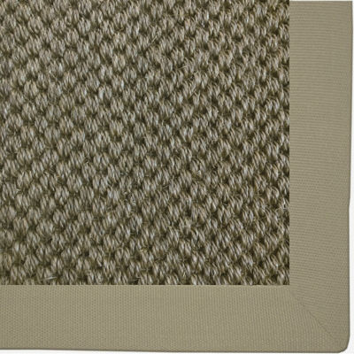 Picture of Sisal - Monsoon Sky with Pebble binding 1.5m x 1.7m