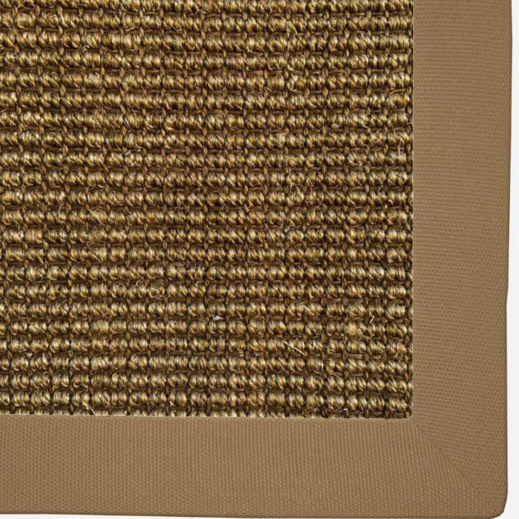 Picture of Sisal - Olive bark with Tan Binding 1m x 3m